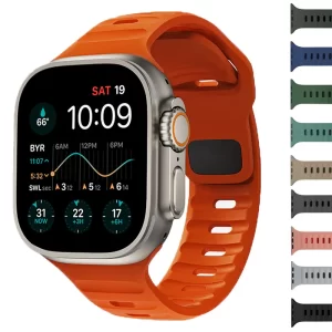 Soft Silicone Strap For Apple Watch Band Ultra